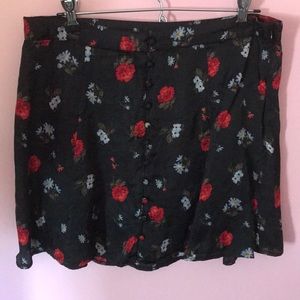 Floral American eagle skirt